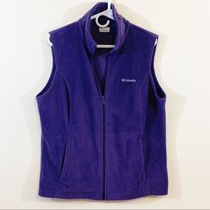 Columbia | Purple Zip Up Vest